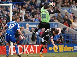 Images Dated 8th March 2008: Football Rivalry: McIndoe's Battle - Leicester City vs. Bristol City: A Legendary Clash