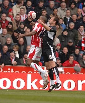 Images Dated 19th April 2008: A Football Rivalry: Stoke City vs. Bristol City - Season 07-08