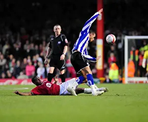 Bristol City V Sheffield Wednesday Prints: A Football Showdown: Bristol City vs Sheffield Wednesday - Season 09-10