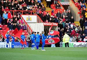 Framed Print : A Football Showdown: Bristol City vs Sheffield Wednesday - Season 10-11