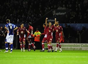 Images Dated 8th December 2009: Football Showdown: Leicester City vs. Bristol City - A Season 09-10 Battle