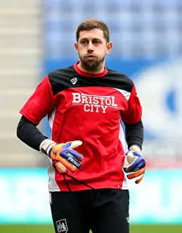 Frank Fielding of Bristol City in Action at Wigan Athletic's DW Stadium, 11 March 2017 (Sky Bet Championship)