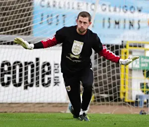 Carlisle United V Bristol City Prints: Frank Fielding Saves for Bristol City in Carlisle United Match, October 2013