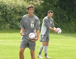 Images Dated 29th August 2007: Frankie Artus: Intense Training with Bristol City FC (07-08)