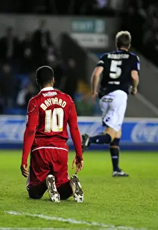 Millwall V Bristol City Prints: Frustrated Nicky Maynard Denies Late Goal vs Millwall as David Forde Saves