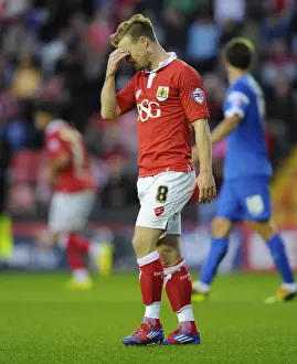 Bristol City V Leyton Orient Prints: Frustrated Wade Elliott During Bristol City's Match Against Leyton Orient