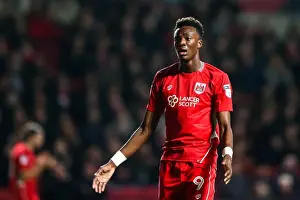 Bristol City V Brentford Prints: Frustration on Faces: Tammy Abraham of Bristol City at Ashton Gate Stadium during Bristol City vs Brentford