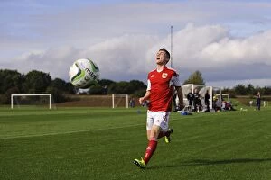 Bristol City U18s v Brighton U18s Collection: Frustration for Jamie Horgan: A Moment of Disappointment in the U18 Professional Development