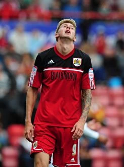 Images Dated 15th September 2012: Frustration for Jon Stead as Bristol City Face Blackburn Rovers in Championship Clash