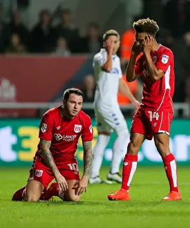 Frustration for Lee Tomlin as Shot Goes Wide in Bristol City vs Leeds United
