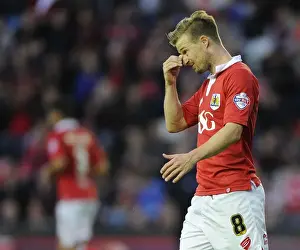 Bristol City V Leyton Orient Prints: Frustration for Wade Elliott as Bristol City Face Tough Leyton Orient Challenge