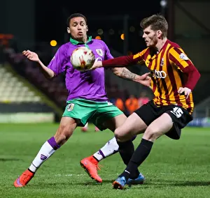 Bradford City V Bristol City (Promotion) Prints: Game-Changing Attack: James Tavernier's Momentum-Shifting Assault in the Promotion Race (Bradford City vs)
