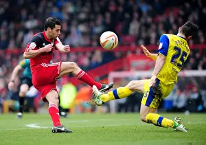 Bristol City V Sheffield Wednesday Prints: Game-Changing Moment: Sam Baldock's Stunner for Bristol City vs Sheffield Wednesday