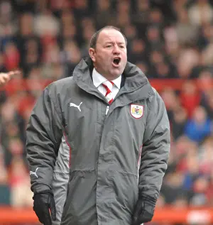 Bristol City V Colchester United Prints: Gary Johnson in Action: Bristol City vs Colchester United