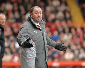Gary Johnson in Action: Bristol City vs Colchester United