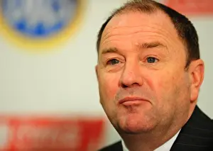 Manager Prints: Gary Johnson Bids Farewell: A Championship Farewell at Ashton Gate Stadium