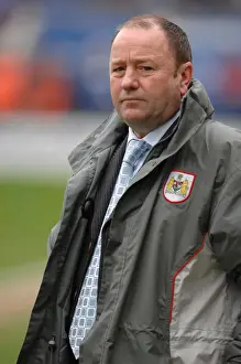 Leicester City V Bristol City Prints: Gary Johnson Leading the Charge: A Football Battle - Leicester City vs. Bristol City