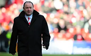 Bristol City V West Bromwich Albion Prints: Gary Johnson Leads Bristol City Against West Bromwich Albion in Championship Clash at Ashton Gate