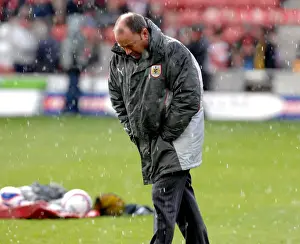 Southampton V Bristol City Prints: Gary Johnson Rallies Bristol City: Southampton Showdown