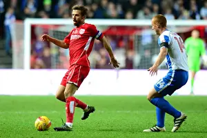 Bristol City V Brighton And Hove Albion Prints: Gary O'Neil in Action: Bristol City vs Brighton & Hove Albion, Sky Bet Championship