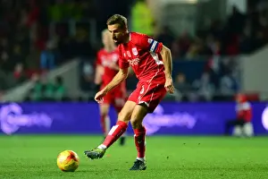 Bristol City V Brighton And Hove Albion Prints: Gary O'Neil in Action: Bristol City vs Brighton & Hove Albion, Sky Bet Championship