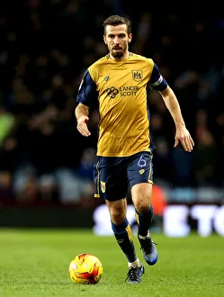 Gary O'Neil Leads Bristol City Charge Against Aston Villa, Villa Park, 2017