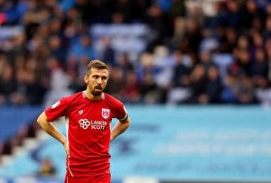 Images Dated 11th March 2017: Gary O'Neil Leads Bristol City Charge Against Wigan Athletic, Sky Bet Championship 2017