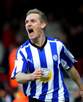 Bristol City V Sheffield Wednesday Prints: Gary Teale's Euphoric Moment