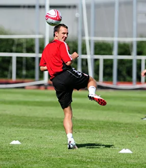 Pre Season Tour Sweden Prints: Gavin Williams in Action: Training with Bristol City FC