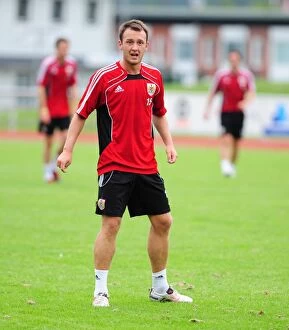 Images Dated 19th July 2010: Gavin Williams in Focus: Intense Training with Bristol City FC