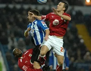 Images Dated 13th December 2008: Gavin Williams and stern John sandwhich sheffield wednesday