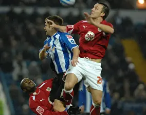 Sheffield Wednesday V Bristol City Prints: Gavin Williams and stern John sandwhich sheffield wednesday