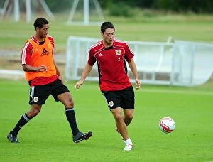 Images Dated 2nd July 2010: Gearing Up: Bristol City First Team - Pre-Season Training 2010-11