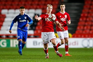 Images Dated 14th December 2015: George Dowling's Star Performance: FA Youth Cup Third Round at Ashton Gate Stadium