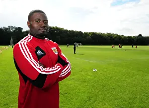 Bristol City Training 27-09-12 Prints: George Elokobi Joins Bristol City on Loan: Training Sessions Begin
