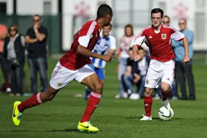 Bristol City U18s Prints: George Kellow in Action: Bristol City U18 vs Brighton & Hove Albion U18, October 5, 2013