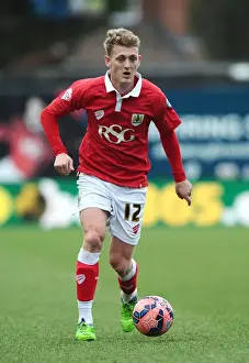 Bristol City V West Ham Prints: George Saville in Action: FA Cup Fourth Round - Bristol City vs West Ham United