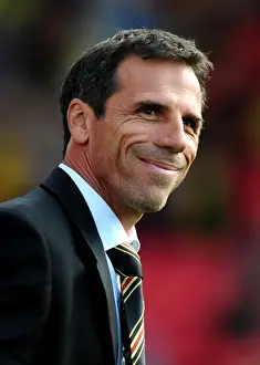 Watford V Bristol City Prints: Gianfranco Zola Leads Watford Against Bristol City in Championship Clash, September 2012