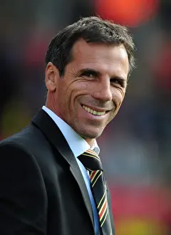 Watford V Bristol City Prints: Gianfranco Zola Leads Watford in Championship Clash Against Bristol City, September 2012