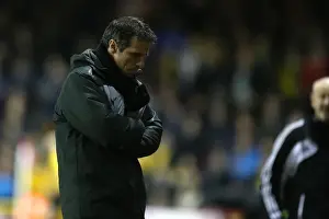 Bristol City V Watford Prints: Gianfranco Zola's Disappointment: Bristol City's Championship Victory Over Watford (January 29)