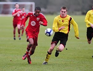 Images Dated 15th January 2011: A Glimpse into the Future: Bristol City U18s vs. Watford U18s - Season 10-11