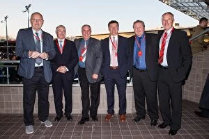 Images Dated 19th April 2016: A Glimpse into the Past: 1976 Bristol City Team Reunited at Ashton Gate Stadium during Derby