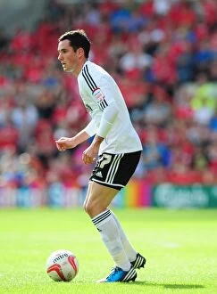 Images Dated 18th August 2012: Greg Cunningham in Action: Nottingham Forest vs. Bristol City, 2012 - Football Championship