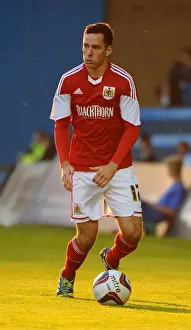 Gillingham V Bristol City Prints: Greg Cunningham of Bristol City in Action against Gillingham at Priestfield Stadium, 2013