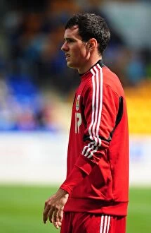 Images Dated 28th July 2012: Greg Cunningham of Bristol City in Action at McDiarmid Park during St Johnstone vs