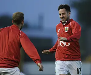 Port Vale V Bristol City Prints: Greg Cunningham of Bristol City in Action Against Port Vale at Vale Park
