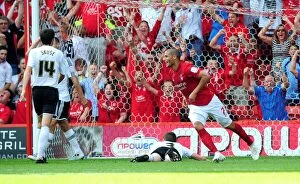 Images Dated 18th August 2012: Guedioura's Goal: Nottingham Forest Secures Victory Over Bristol City (18-08-2012)