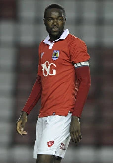 Images Dated 15th September 2014: Gus Mafuta in Action: Bristol City U21s vs Crystal Palace U21s, September 15, 2014