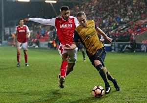 Fleetwood Town V Bristol City Prints: Gustav Engvall in Action: Fleetwood Town vs. Bristol City, FA Cup Third Round Replay