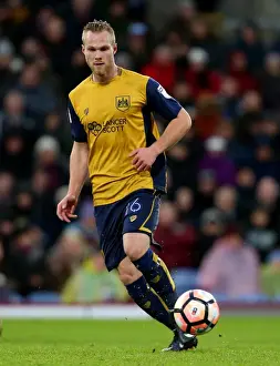 Gustav Engvall of Bristol City in Action against Burnley at Turf Moor, FA Cup Fourth Round
